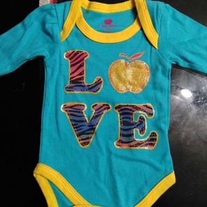 Apple bottoms onesie